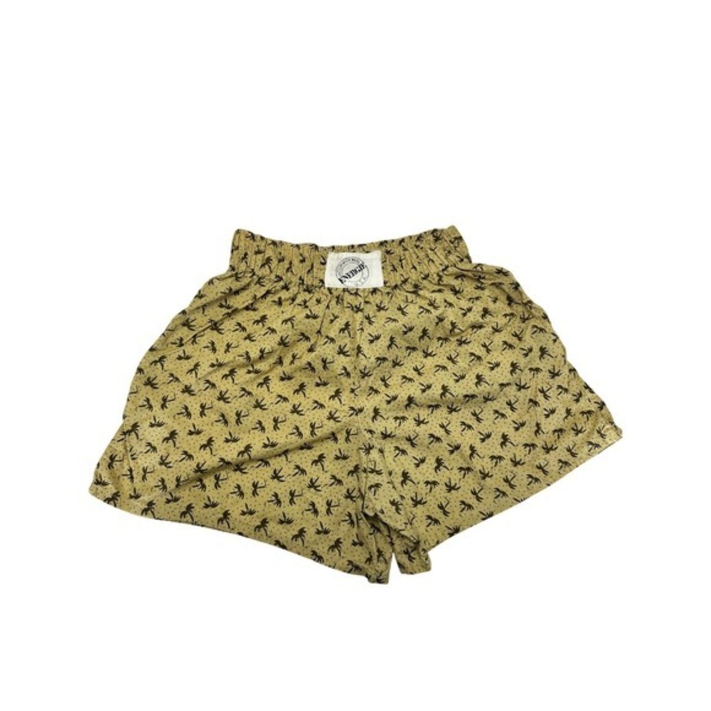 Vintage 80s Energie International baggy Palm Tree Print Shorts‎ Medium